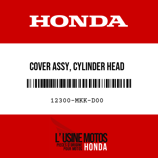 image de 12300-MKK-D00 COVER ASSY, CYLINDER HEAD