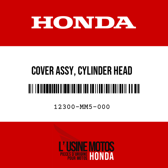 image de 12300-MM5-000 COVER ASSY, CYLINDER HEAD