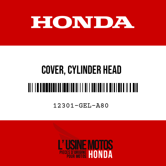 image de 12301-GEL-A80 COVER, CYLINDER HEAD