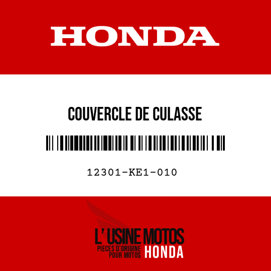 image de 12301-KE1-010 COUVERCLE DE CULASSE
