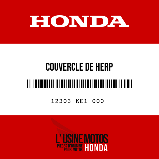 image de 12303-KE1-000 COUVERCLE DE HERP