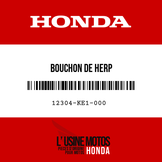image de 12304-KE1-000 BOUCHON DE HERP