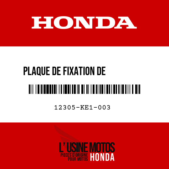 image de 12305-KE1-003 PLAQUE DE FIXATION DE         THERMOSTAT