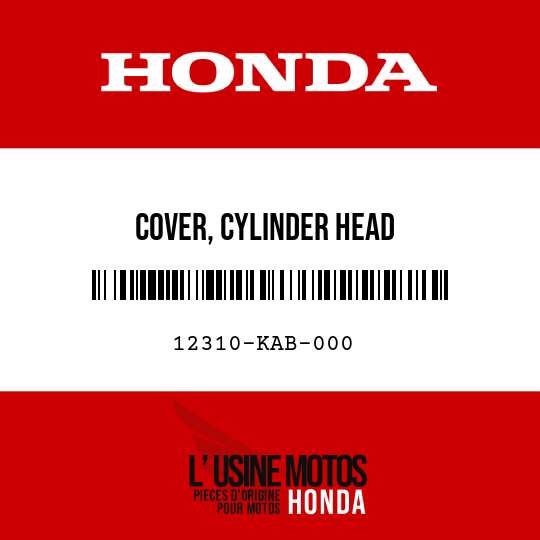 image de 12310-KAB-000 COVER, CYLINDER HEAD