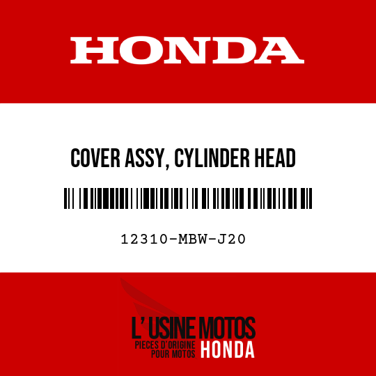 image de 12310-MBW-J20 COVER ASSY, CYLINDER HEAD