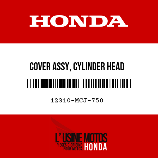 image de 12310-MCJ-750 COVER ASSY, CYLINDER HEAD
