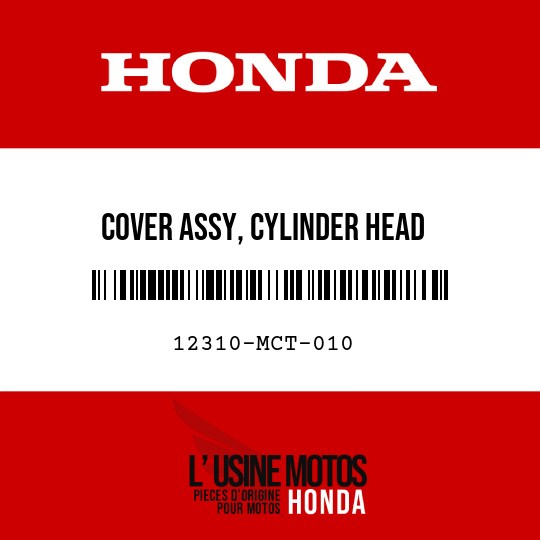 image de 12310-MCT-010 COVER ASSY, CYLINDER HEAD