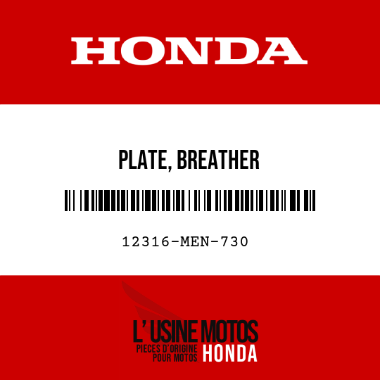 image de 12316-MEN-730 PLATE, BREATHER