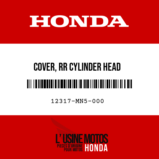 image de 12317-MN5-000 COVER, RR CYLINDER HEAD