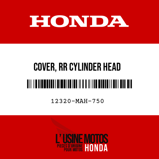 image de 12320-MAH-750 COVER, RR CYLINDER HEAD