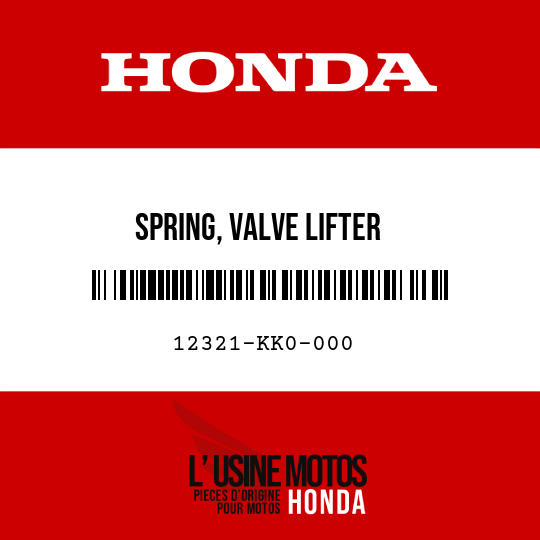 image de 12321-KK0-000 SPRING, VALVE LIFTER