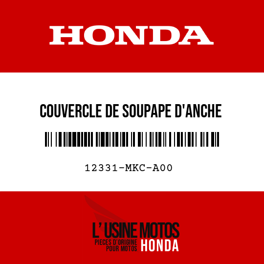 image de 12331-MKC-A00 COUVERCLE DE SOUPAPE D'ANCHE