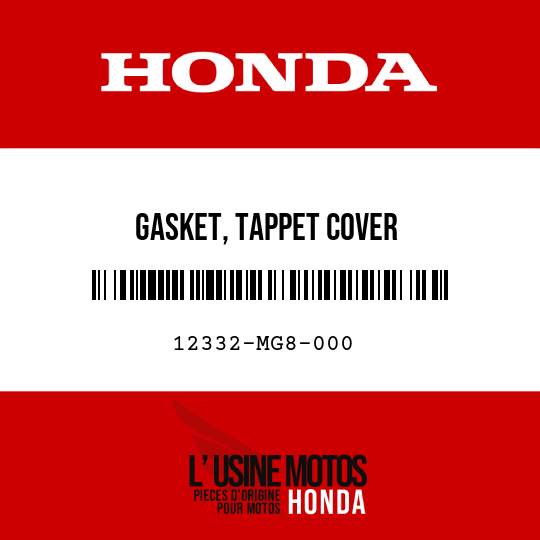 image de 12332-MG8-000 GASKET, TAPPET COVER
