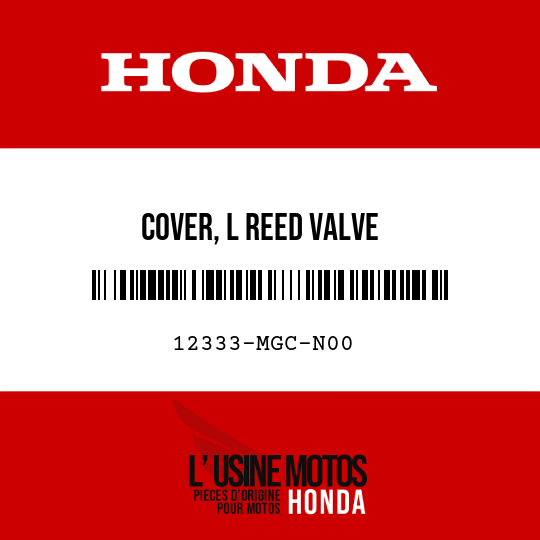 image de 12333-MGC-N00 COVER, L REED VALVE