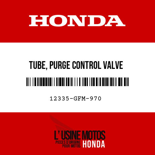 image de 12335-GFM-970 TUBE, PURGE CONTROL VALVE