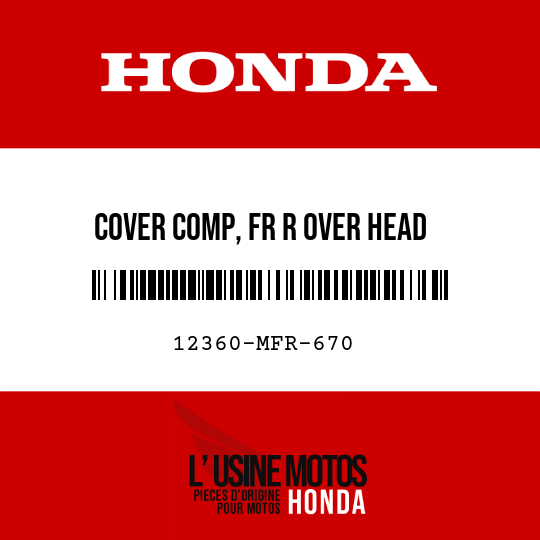 image de 12360-MFR-670 COVER COMP, FR R OVER HEAD