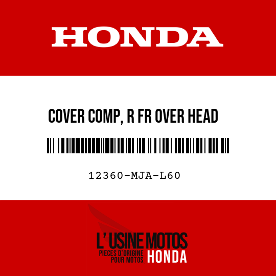 image de 12360-MJA-L60 COVER COMP, R FR OVER HEAD