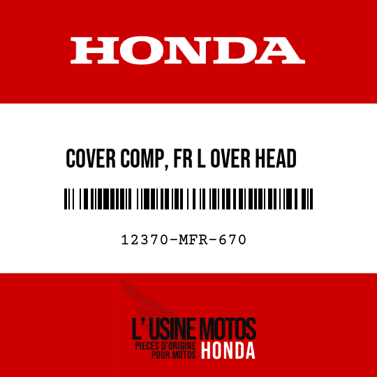 image de 12370-MFR-670 COVER COMP, FR L OVER HEAD
