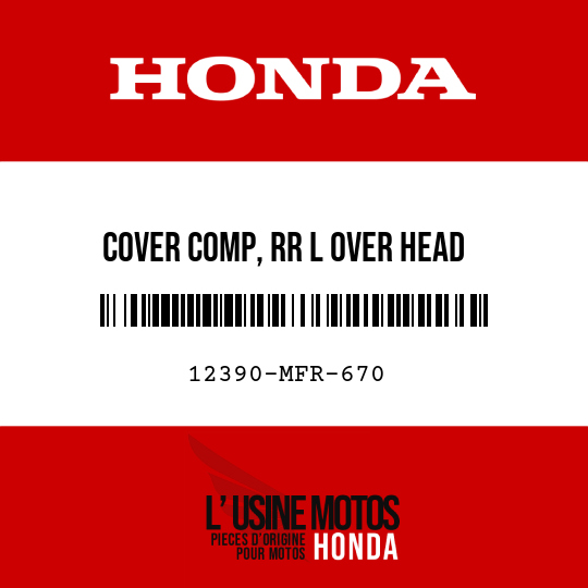 image de 12390-MFR-670 COVER COMP, RR L OVER HEAD