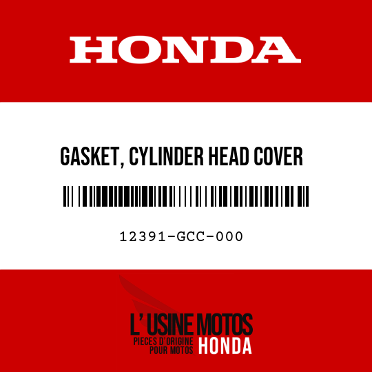 image de 12391-GCC-000 GASKET, CYLINDER HEAD COVER