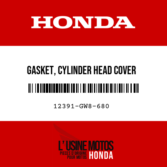 image de 12391-GW8-680 GASKET, CYLINDER HEAD COVER