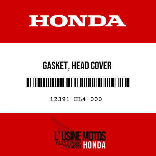 image de 12391-HL4-000 GASKET, HEAD COVER
