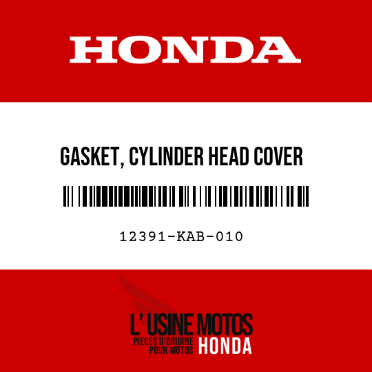 image de 12391-KAB-010 GASKET, CYLINDER HEAD COVER
