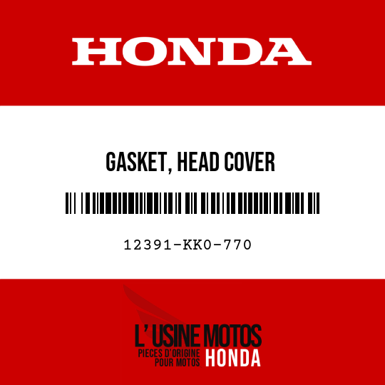 image de 12391-KK0-770 GASKET, HEAD COVER