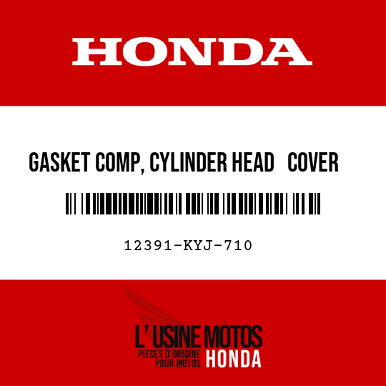 image de 12391-KYJ-710 GASKET COMP, CYLINDER HEAD   COVER (ARAI)