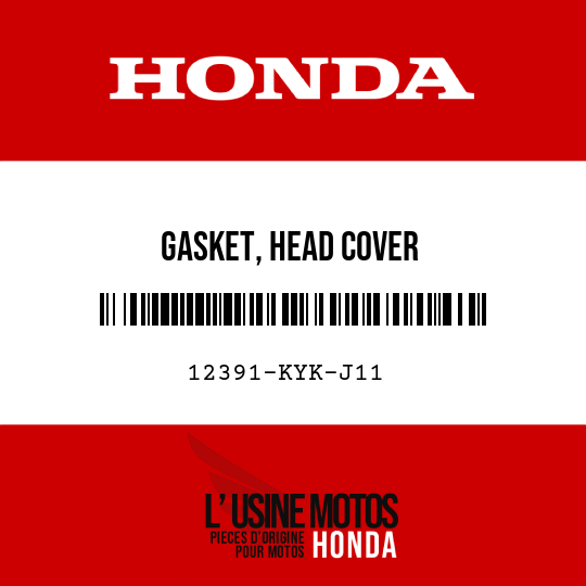 image de 12391-KYK-J11 GASKET, HEAD COVER