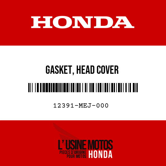 image de 12391-MEJ-000 GASKET, HEAD COVER