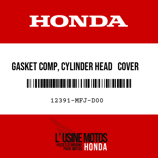 image de 12391-MFJ-D00 GASKET COMP, CYLINDER HEAD   COVER