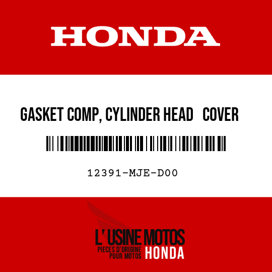 image de 12391-MJE-D00 GASKET COMP, CYLINDER HEAD   COVER