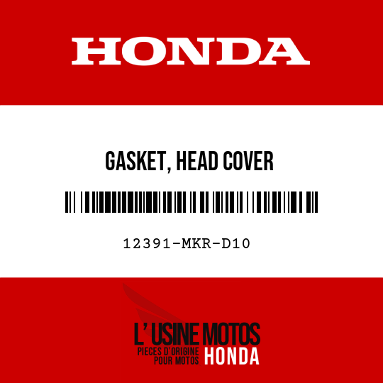 image de 12391-MKR-D10 GASKET, HEAD COVER
