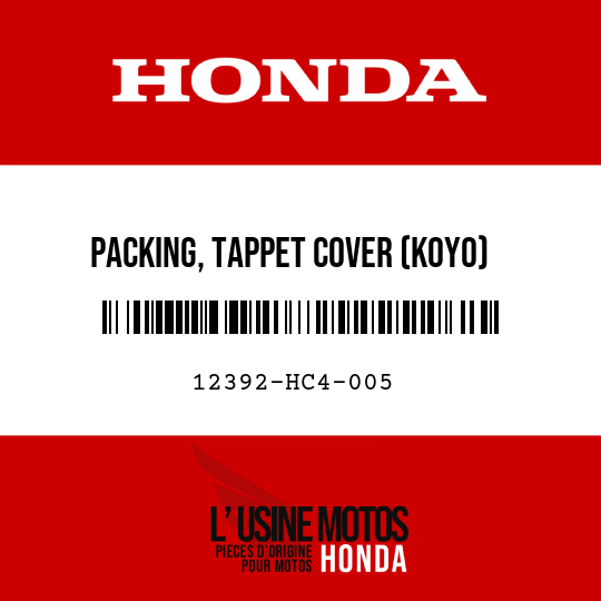 image de 12392-HC4-005 PACKING, TAPPET COVER (KOYO)