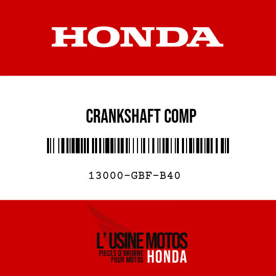 image de 13000-GBF-B40 CRANKSHAFT COMP