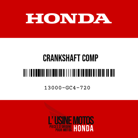 image de 13000-GC4-720 CRANKSHAFT COMP