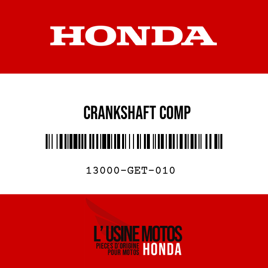 image de 13000-GET-010 CRANKSHAFT COMP