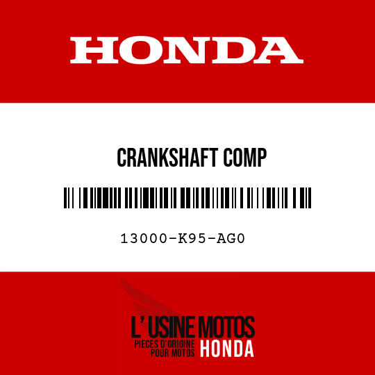 image de 13000-K95-AG0 CRANKSHAFT COMP