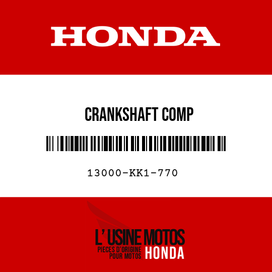 image de 13000-KK1-770 CRANKSHAFT COMP