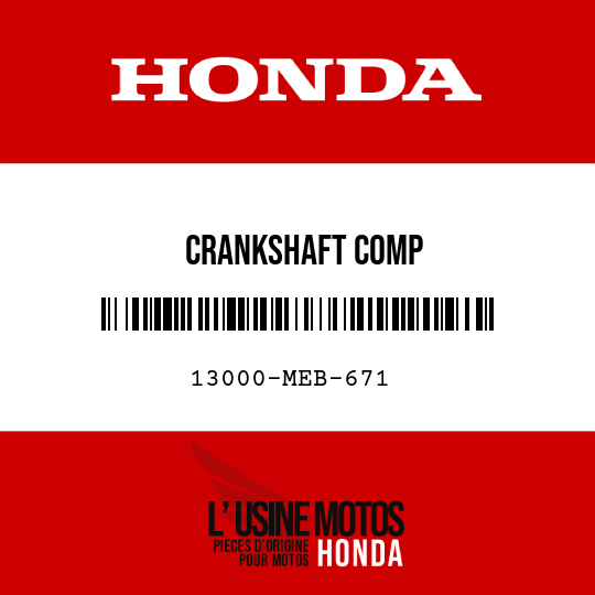image de 13000-MEB-671 CRANKSHAFT COMP