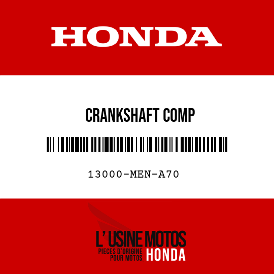 image de 13000-MEN-A70 CRANKSHAFT COMP