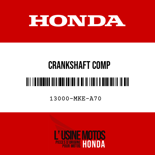 image de 13000-MKE-A70 CRANKSHAFT COMP