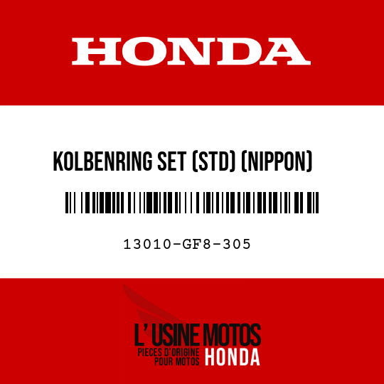 image de 13010-GF8-305 KOLBENRING SET (STD) (NIPPON)