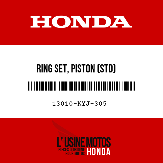 image de 13010-KYJ-305 RING SET, PISTON (STD)