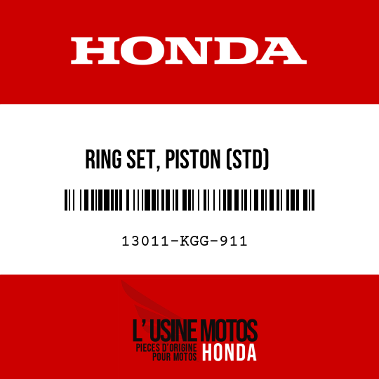 image de 13011-KGG-911 RING SET, PISTON (STD)