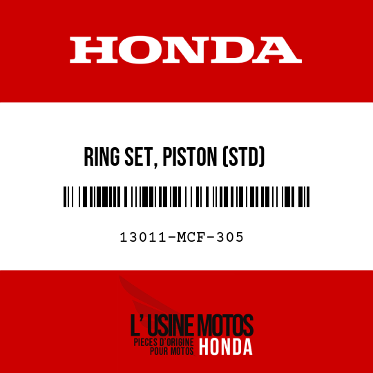 image de 13011-MCF-305 RING SET, PISTON (STD)