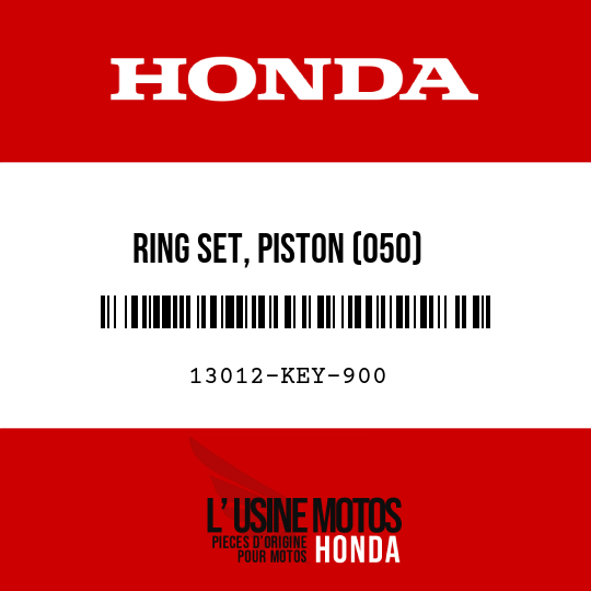 image de 13012-KEY-900 RING SET, PISTON (050)