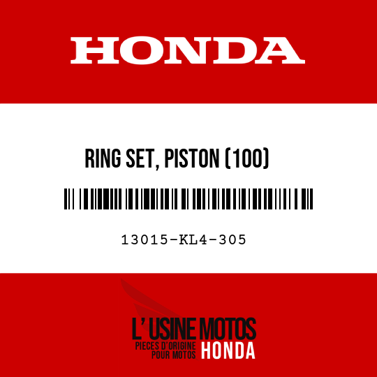 image de 13015-KL4-305 RING SET, PISTON (100)