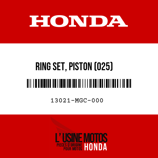 image de 13021-MGC-000 RING SET, PISTON (025)